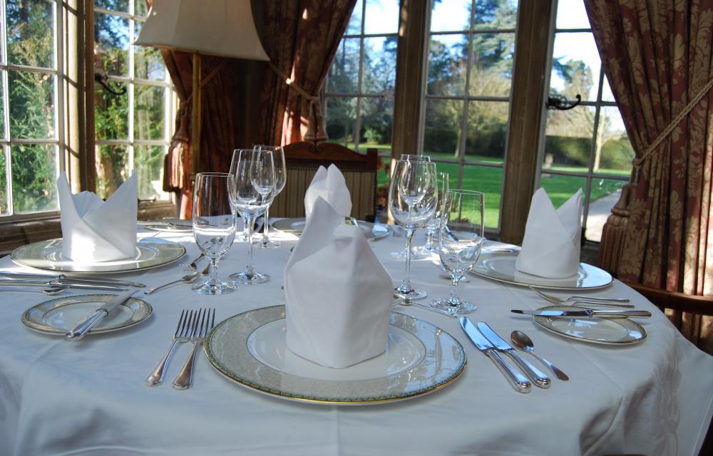 Restaurants in Hook, Hampshire at Tylney Hall